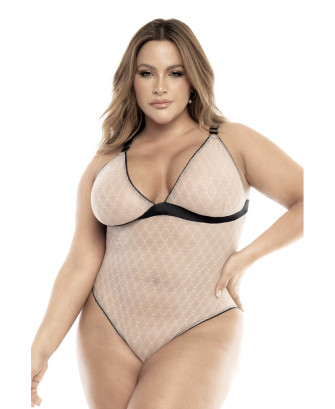 Body, grande taille, chair et noir 